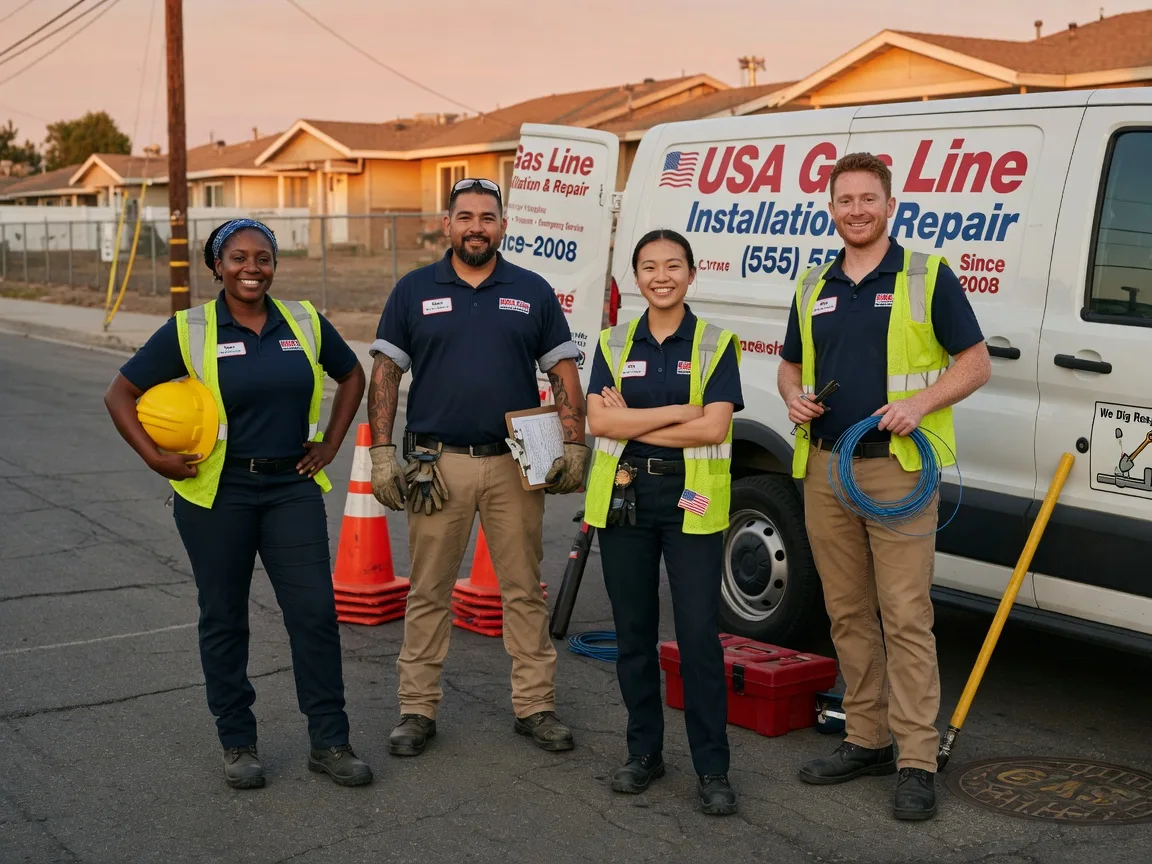 Gas Line Installation company in Mode, IL
